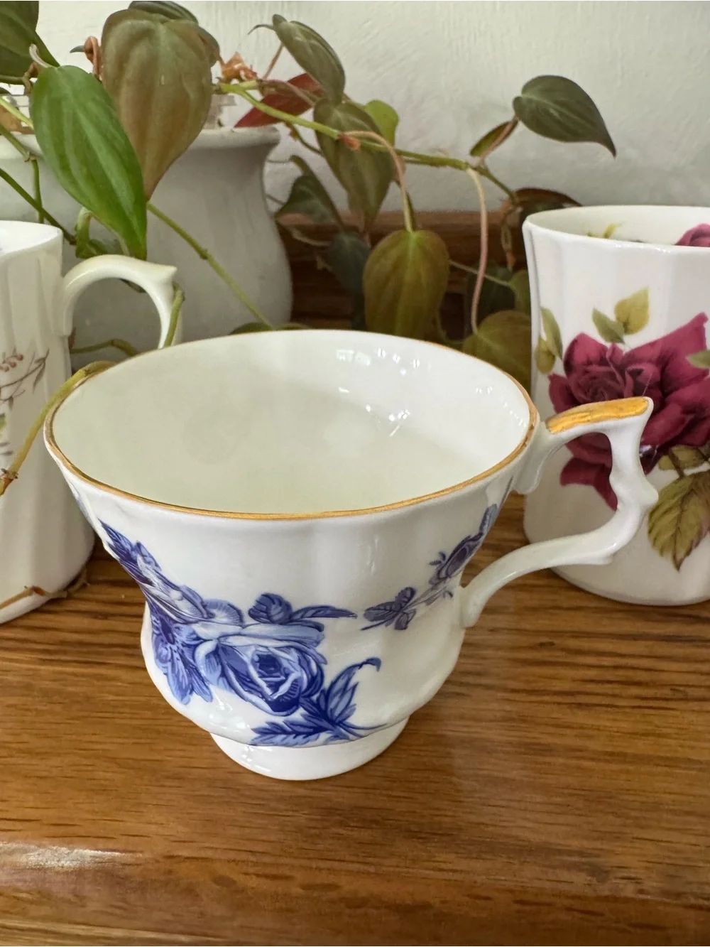 Floral Bone China Tea Cups made in England